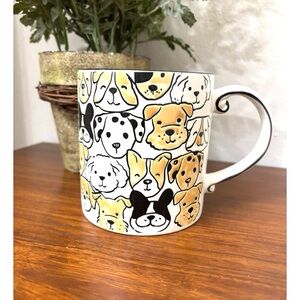 NOVELTY DINKY DOGS COFFEE TEA CERAMIC MUG LG 20 OZ DOG MOM LOVERS GIFT WHIMSICAL